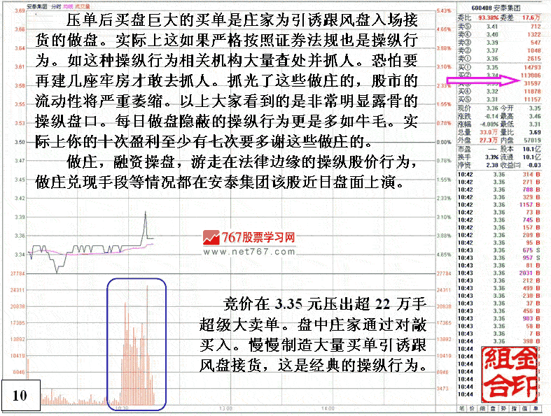 大资金做庄融资操盘分析