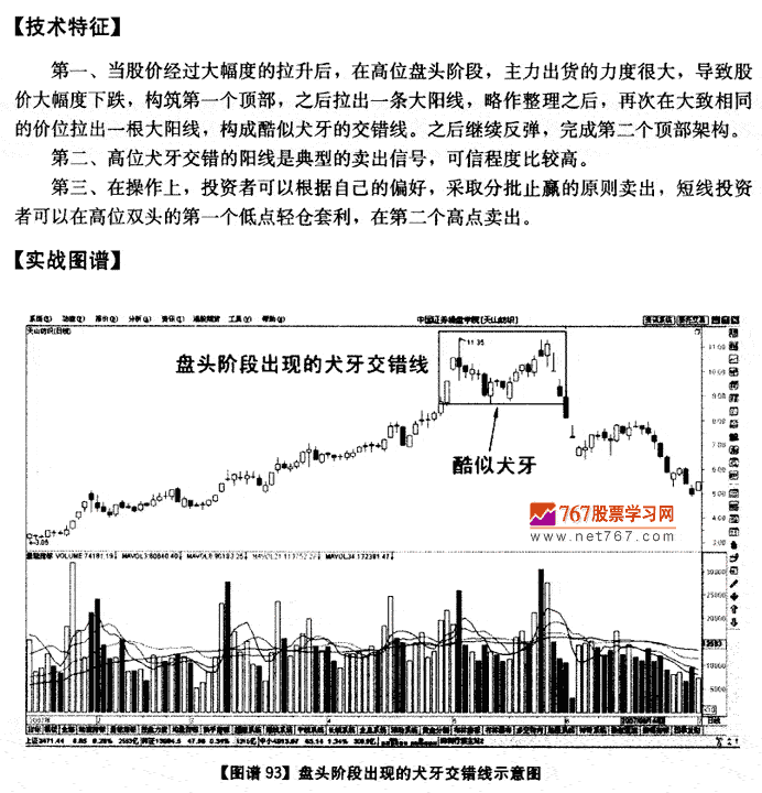 盘头阶段犬牙交错线