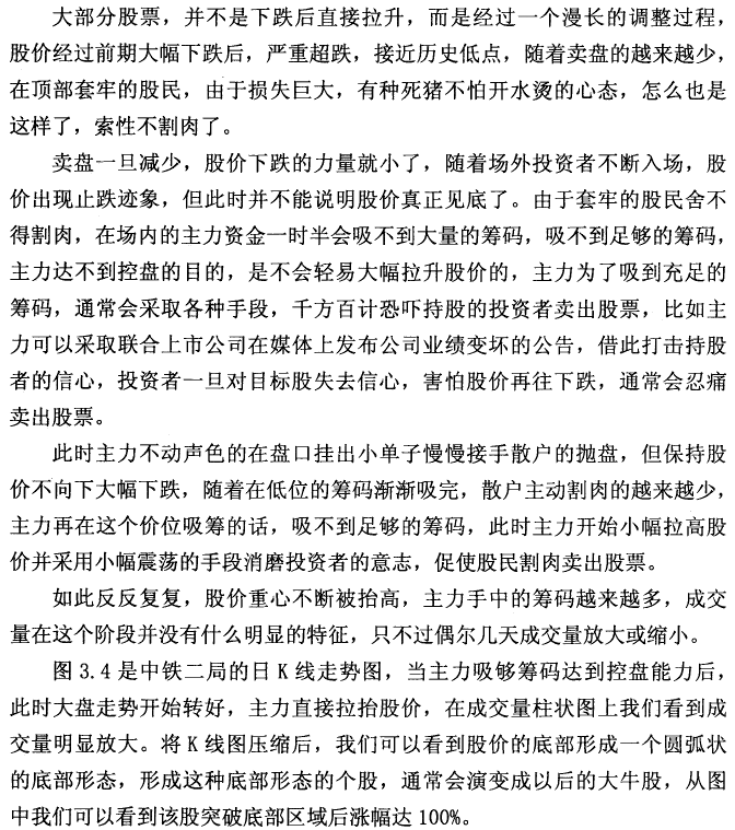 震荡盘升圆弧底