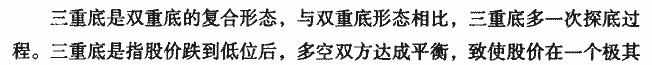 三重底