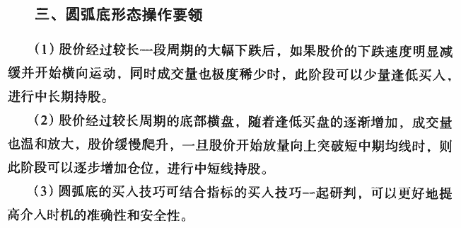 圆弧底