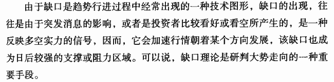什么是缺口