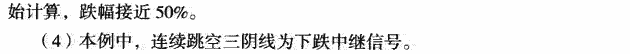 连续跳空三阴线