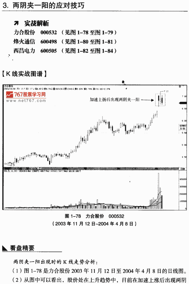 两阴夹一阳