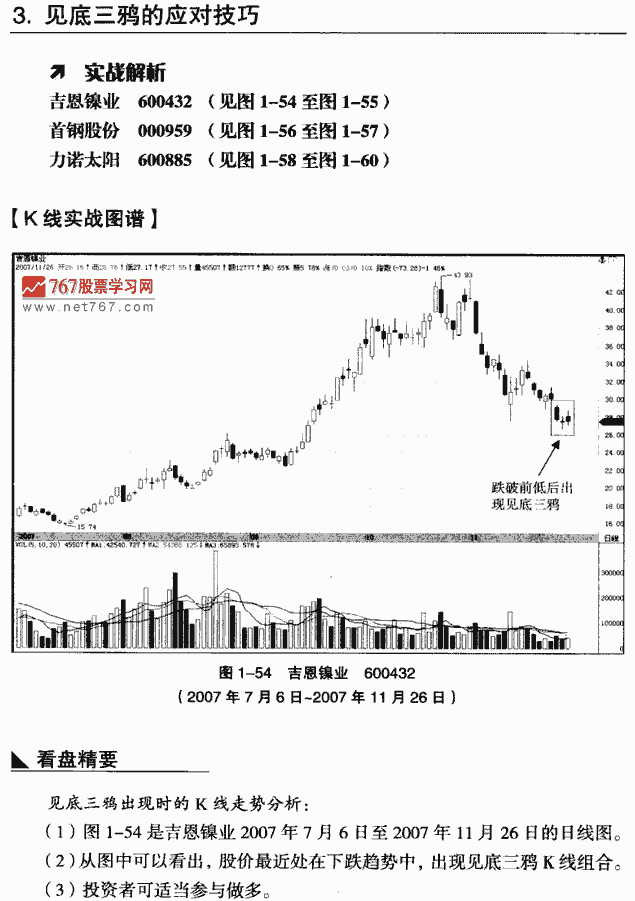 见底三鸦